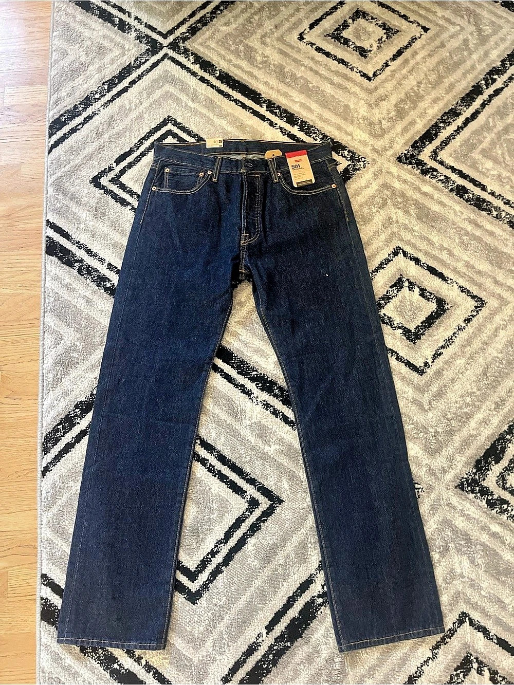Levi's 501 Original Straight Leg Jeans Blue Waist 33